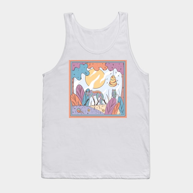 Maned Wolf Tank Top by fernandaschallen